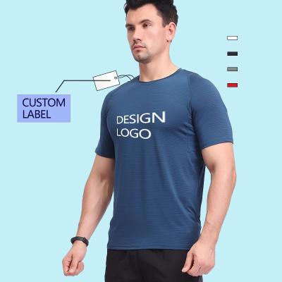 China Wholesale High Quality Short Sleeve Cotton T-shirt Men's Anti-Wrinkle T-shirt Sports Simple Custom Men's T-shirts for sale