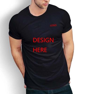 China Anti-Wrinkle Thin Short Sleeve Casual Round Neck T-shirt Printed Custom T-shirts Mens T-shirts for sale