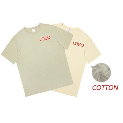 China Anti-Wrinkle T-shirt Quality Oversized T-shirts Custom Wholesale 100% Cotton Men's Short Sleeve T-shirt T-shirts for sale