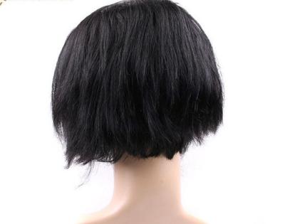 China Cabello humano lleno corto brasileño elegante de las pelucas de cordón para Laides, color natural 1B en venta