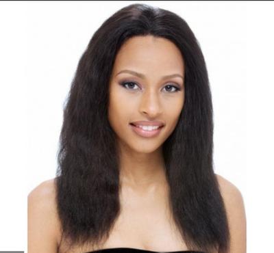 China Remy Straight Human Hair Wig con el pelo del bebé alrededor, pelucas glueless del frente del cordón en venta