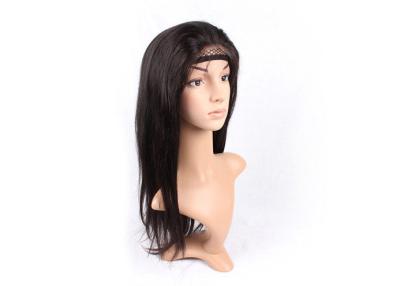 China Seidige gerade Menschenhaar-Spitze Front Wigs, 100% brasilianisches Menschenhaar zu verkaufen