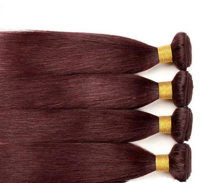 Cina Trama colorata diritta rossa di Remy Brazilian Hair Weave Double di estensioni dei capelli umani forte in vendita