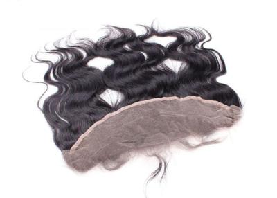 China Oído a la onda del cuerpo del cabello humano de Front Hair Closure Brazilian Virgin del cordón del oído en venta