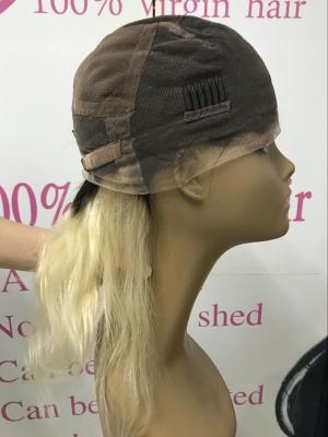 China 1B/613 Farbe zwei Tone Human Hair Wigs/weiße Frauen Ombre wirkliche Haar-Erweiterungen zu verkaufen