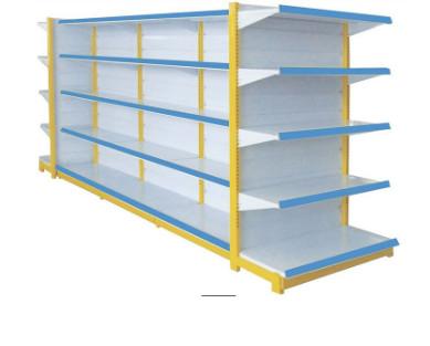 China Supermarket Shelves Display Double Side Shelves Fruit Display Rack for sale