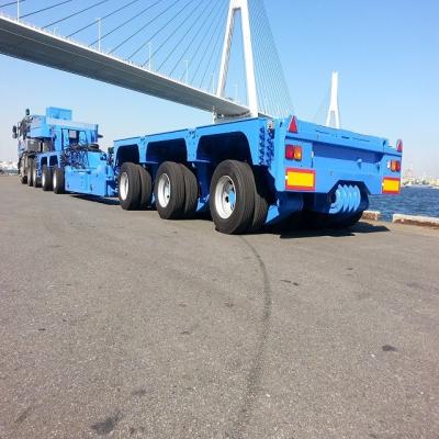 China Truck trailer big small six axis lift radius steering three-wire semi-trailer for sale