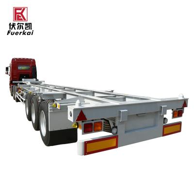 China Brand new 50 ton flatbed truck trailer 40ft container truck trailer for sale Philippines for sale