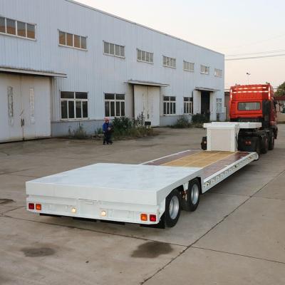 China Accurate Truck Trailer Gooseneck Car Carrier Trailer Cargo Platform Instrument Carrier for sale