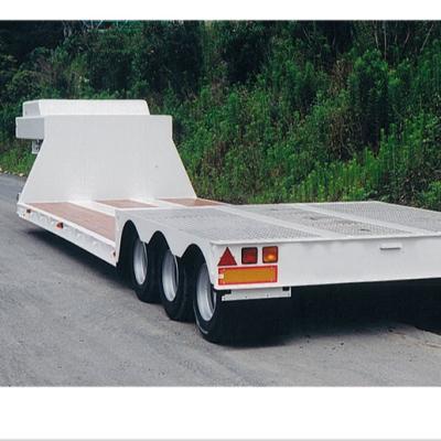 China Truck Trailer Best Selling 6X12 Us Ultra-precision Implement Truck Ultra Low Flatbed Semi Trailer With Gooseneck for sale