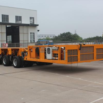 China Low Truck Trailer 300t 400t Low Bed With Self Propelled Hydraulic Modular Carrier Trailer for sale