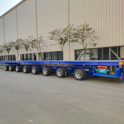 China Semi Truck Trailer 20M+12M Extendable Platform Wind Power Turbine Blade Transport Trailer for sale