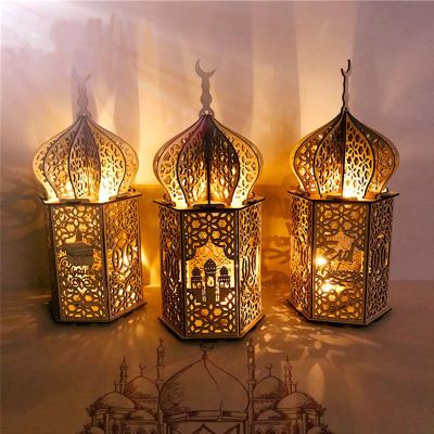 China Mosque Classic Islamic Lighting Chandelier For Muslim Decoration Gold Color for sale