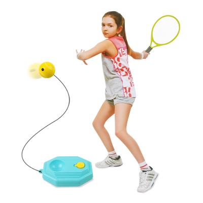 China Tranier 2021 Newest Trend Wholesale Sports Toy Tennis Trainer Tennis With Two Rackets Outdoor Toys For Kids Gym for sale