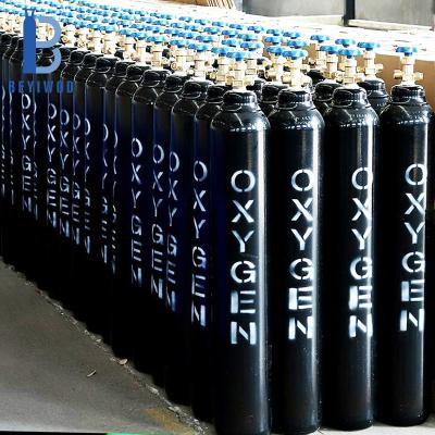 China 50l pressure /medical cylinder 10m3 200bar industrial steel oxygen gas cylinder medical/industrial gas for sale for sale