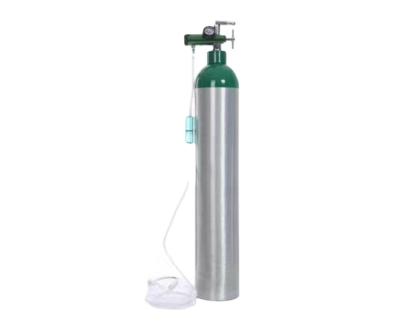 China Click Medical High Quality Portable Medical Oxygen Gas Regulator Cylinder Oxygen Maker Cylinder Aluminum Gas Cylinder for sale