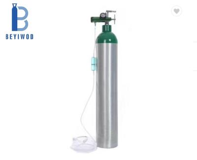 China 1L-20L Threapy Gas Oxygen Cylinder DOT M Series Medical Aluminum Oxygen O2 Tank Gas Cylinder for sale