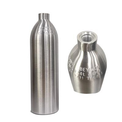 China Medical Gas Cylinder ISO 7866 Aluminum Cylinder Oxygen GAS TANK for sale