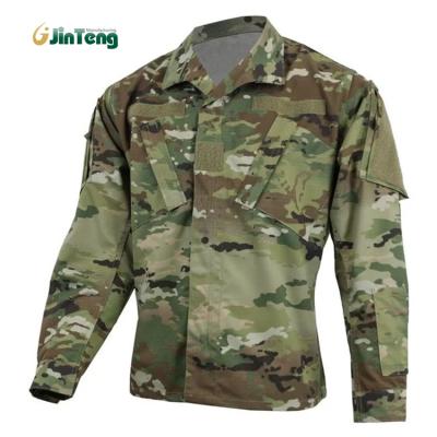 China Anti-Static Mens Tactical Uniform Clothing Camouflage Pattern (OCP) Operational Coat Rip-Stop Coat for sale