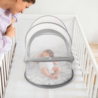 China Portable Collapsible Foldable Travel Crib Bed Nest Outdoor Home Newborn Baby Hutches for sale