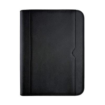 China Business PU Conference Document Folder Leather Zippered Folder/Interview/Meeting/Office/School etc. for sale