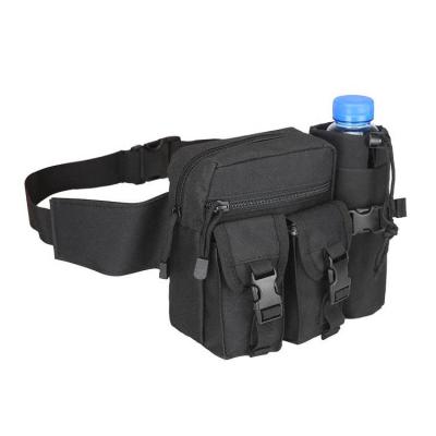 China Custom Goods Insulated Tactical Water Bottle Holder Bag Waist Pouch For Men for sale