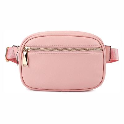 China Water Proof OEM/ODM Fashionable Premium Soft PU Leather Waist Bag Fanny Pack For Women for sale