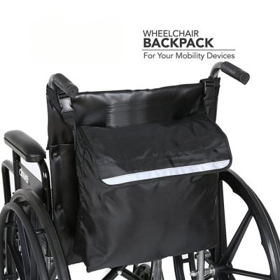 China Waterproof Custom Reflective Wheelchair Backpack For Scooters, Walkers, Rollators for sale