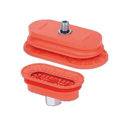 China Long and thin object with slightly curved outer oval of AIRBEST SOB series vacuum protection bellows special suction cup for sheet metal for sale