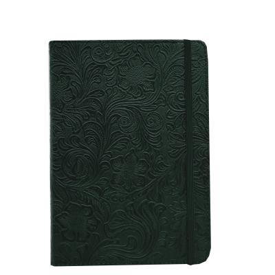 China A5 PU Leather Cover Perfect Binding Eco-friendly Paper Custom Notebook With Elastic Band for sale