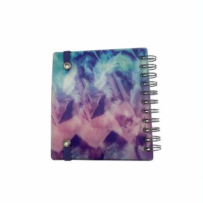 China Hot Sales Eco - Friendly Paper Spiral Binding Custom Made PVC Coating B7 Notebook Journal for sale