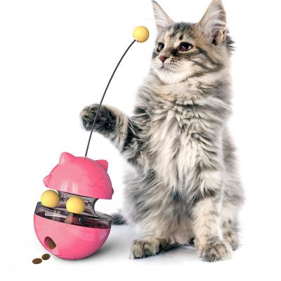 China Viable Newcomers Pet Cat Toy Food Leaking Toys Interaction Cat Puzzle Exercise Motion Toy Hot Selling Movement for sale