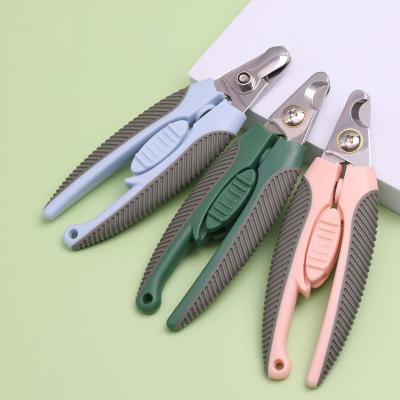 China Best Viable Selling Professional Pet Nail Trimmer Products Pet Accessories Sharp Safety Cat Dog Nail Clippers With Free Nail File for sale