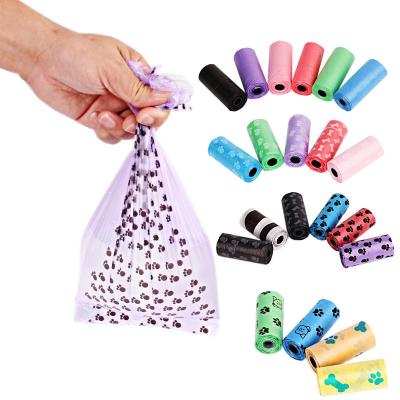 China Sustainable Eco Friendly Plastic Poop Bags Dog Poop Bag Dispenser Custom Dog Poop Bag for sale