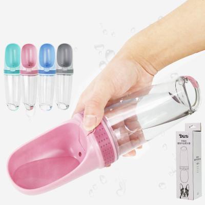 China Viable 2 in 1 Leak Proof High Quality Dog Drinking Water Bottle for sale