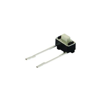 China Push Button Switch TS-B023 3*6*5H 90 Degree Tact Switch Side Insert 2 Terminal With Hook TS-B023 for sale