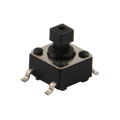 China TS-D006 6*6*7.3 TS-D006 Long Life Tact Switch 4 Pin SMD/SMT Square Top Push Button Switch for sale