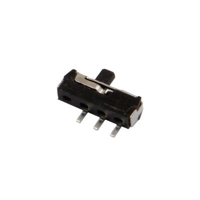 China PA66 MSK-12D18A MINI Micro Micro SMD SMT Sliding Contact 1P2T SPDT 3 Pin Changeover Switches for sale