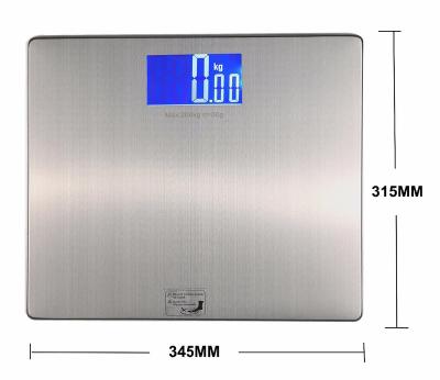 China Auto On Platform Professional Digital Hotel Body Master Stainless Steel 200kg Scale for sale