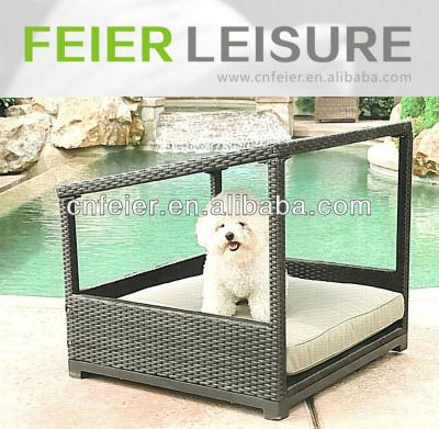 China Viable synthetic wicker doghouse for sale