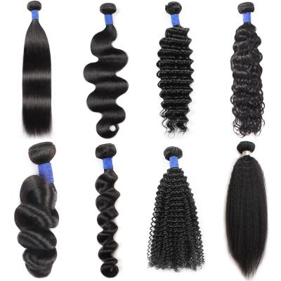 China Grade 9A Curly Raw Virgin Malaysian Curly Hair Weft, Malaysian Straight Body Wave Mink Hair Bundle, Double Drawn One Distributor Remy Hair for sale