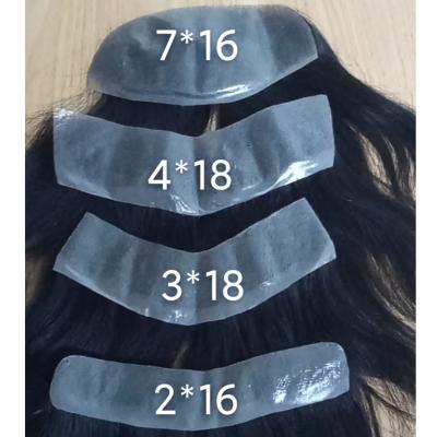 China AIFANLIDE 100% Style Mens Hairline Free Hair Piece For Men V Style Front Toupee 10