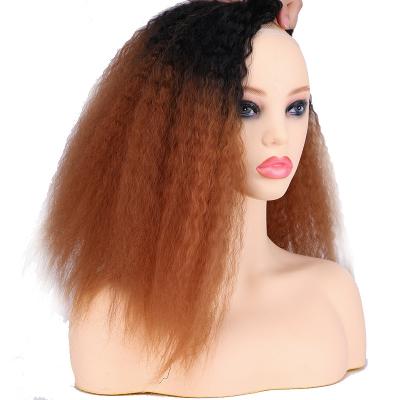 China Yaki AIFANLIDE Yaki Ombre Bundles Good Quality Synthetic Natural Hair Extensions Curly Straight Hair Bundles for sale