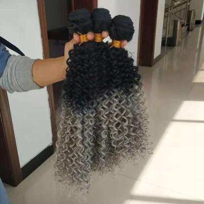 China Jerry Curl Curl Main Two Bundle Ombre 8-30