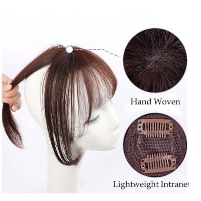 China Hair 100% Frontal Hair Bangs Extension Virgin Brazilian Remy Human Hair Clip In Bang Hair Fringe for sale