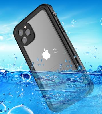 China Anti-fall Water Proof Phone Case Shockproof Waterproof Cell Phone Ip68 Case For Iphone 11 Pro Max for sale