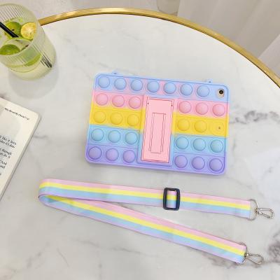 China Promotional Gifts On Sale Wiggle Toy Silicone Noise Tablet Case For Samsung T290/T295/T297 8