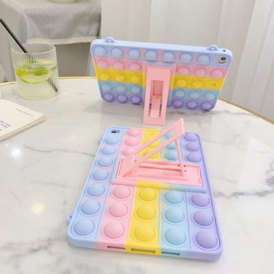 China Promotional Gifts On Sale Wiggle Toy Silicone Pop It Tablet Case For Samsung T500/T505/T507 10.4