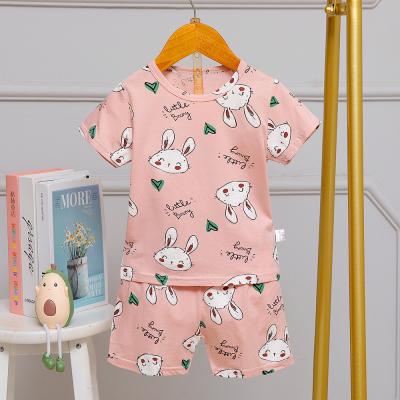 China Alkali-beständige bequeme Pyjama-Sätze/Spitzenhosen-Satz mit Kaninchen-Muster zu verkaufen