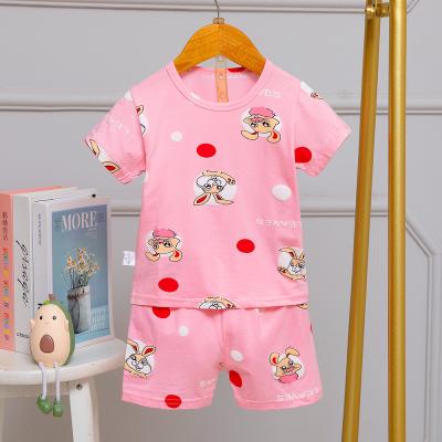 China Kinderzollamt-Pyjamas/24-monatiger Pyjama-Rundhalsausschnitt-volle Blume zu verkaufen